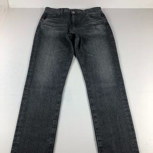AG Adriano Goldschmied Jeans Women's 27 Regular Farrah Skinny Ankle Grey Denim
